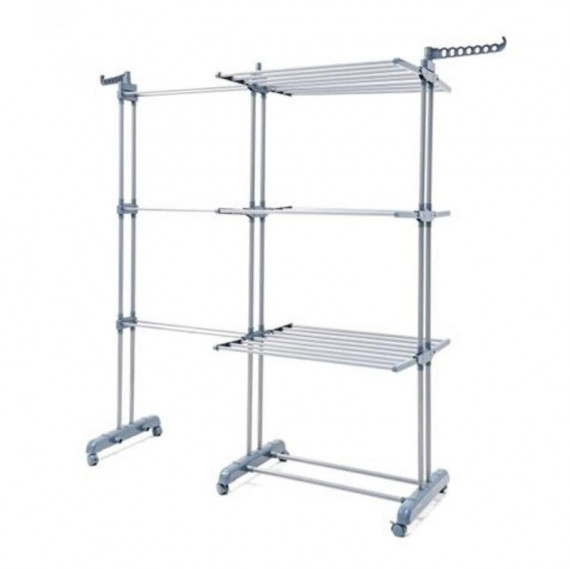 Tendedero Vertical Extensible con Ruedas INNOVAGOODS (hasta 141 Cm)