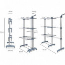 Tendedero Vertical Extensible con Ruedas INNOVAGOODS (hasta 141 Cm)