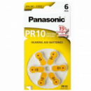 Pila Audífono PANASONIC 1.4V PR10 Paquete 6