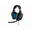 Auriculares Gaming LOGITECH G432 con Micrófono, Jack 3.5MM y USB (negro/azul) - 981-000770
