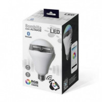 Bombilla Led SEVENON A60 6W E27 BLUETOOTH con Altavoz Rgb 4000K