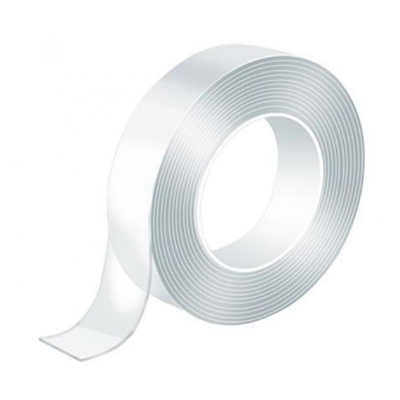 Cinta Doble Cara Reutilizable Fontastock, 20MM X 3M X 1MM Transparente  FONTASTOCK