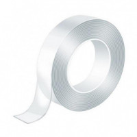 Cinta Doble Cara Reutilizable Fontastock, 20MM X 3M X 1MM Transparente  FONTASTOCK