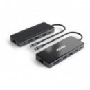 Docking NILOX Usb-c Desk 12 en 1 Gris (NXDSUSBC10)