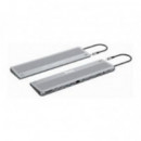 Docking NILOX Usb-c Stand Universal 13 en 1 Gris (NXDSUSBC11)