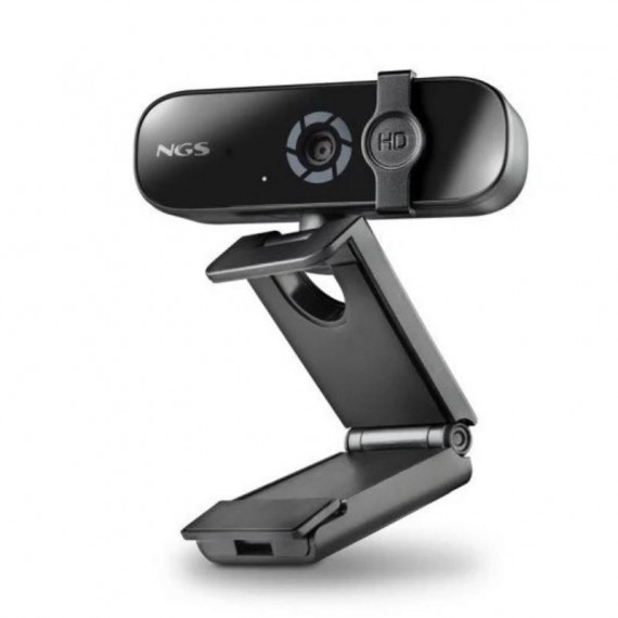 Webcam NGS Xpress Cam 2000 2K QHD USB 2.0 Negra con Micrófono y Filtro de Privacidad