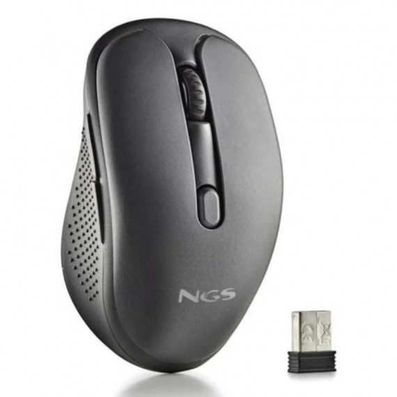 Ratón NGS Evo Spook Inalámbrico Recargable Multimodo Negro