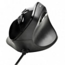 Ratón NGS Samsara Ergonómico Silencioso Vertical USB Negro