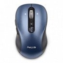 Ratón Inalámbrico Recargable Multidispositivo NGS Infinity Rb Negro