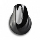 Ratón Vertical Inalámbrico NGS Evo Moksha Ergonómico Negro