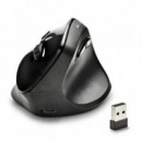 Ratón Vertical Inalámbrico NGS Evo Moksha Ergonómico Negro