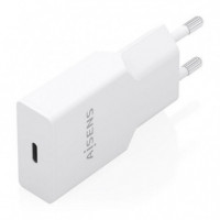 Cargador de Pared AISENS Ultra Delgado Gan 30W 1XUSB-C Blanco (A110-1001)
