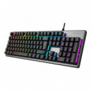 Teclado Gaming UNYKA Nova K244 Rgb Portugués Gris (UK505450)