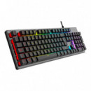 Teclado Gaming UNYKA Nova K244 Rgb Portugués Gris (UK505450)