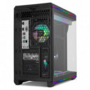 Caja NOX Hummer Anvil ATX Itx Matx Ventana Cristal Templado Curvo Argb Negra (nxhummeranvilbk)