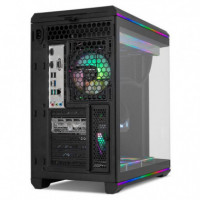 Caja NOX Hummer Anvil ATX Itx Matx Ventana Cristal Templado Curvo Argb Negra (nxhummeranvilbk)