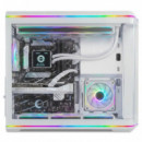 Caja ATX Itx Matx NOX Hummer Anvil Blanca con Ventana Cristal Templado Curvo Argb (nxhummeranvilwh)