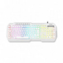 Kit Gaming KROM Rgb Teclado + Ratón + Alfombrilla + Auricular Blanco (nxKROMkentaspwh)