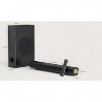Barra de Sonido CREATIVE Stage Pro 2.1 con Subwoofer Inalámbrico BLUETOOTH 5.0 y Dolby Audio