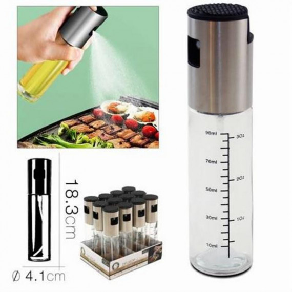 Difusor Pulverizador de Aceite y Vinagre 100 Ml (ø 4.1X18.3 Cm)