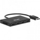 Hub CLUB 3D 4XDISPLAYPORT 4K Ultra HD/30HZ Negro (CSV-7400)