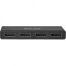 Hub CLUB 3D 4XDISPLAYPORT 4K Ultra HD/30HZ Negro (CSV-7400)