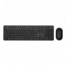 Teclado + Ratón ASUS CW100 Inalámbrico Silencioso Negro (90XB0700-BKM0U0)