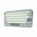 Teclado ASUS Marshmallow KW100 Wireless Verde (90XB0880-BKB220)