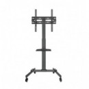 Soporte para TV REFLECTA 55P-4040T con Ruedas, hasta 55" y 35 Kg, Negro