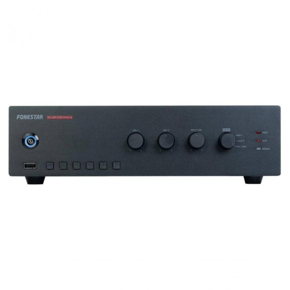 Amplificador FONESTAR PROX-60 con 6 Altavoces de Techo GAT-601 Usb/fm