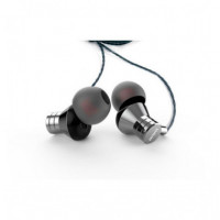 Auriculares Intrauditivos Estéreo AIWA ESTM-50USB-C con Micrófono y Control Remoto, Gris