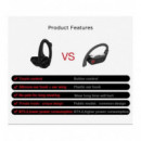 Auriculares Dcu Sport Earhook BLUETOOTH IPX6, Color Negro  DCU TECNOLOGIC