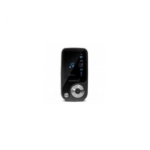 SUNSTECH Thorn Reproductor MP4, 4GB, Pantalla 1.8 Pulgadas, Fm, Lector Microsd, Negro