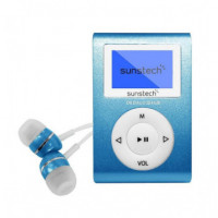 Reproductor MP3 SUNSTECH Dedaloiii 8 Gb Fm Pantalla 1.1 Pulg. Azul
