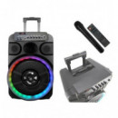 Altavoz Trolley Muscle S12 Sunstech, Bluetooth, Usb, 40W, Negro  SUNSTECH
