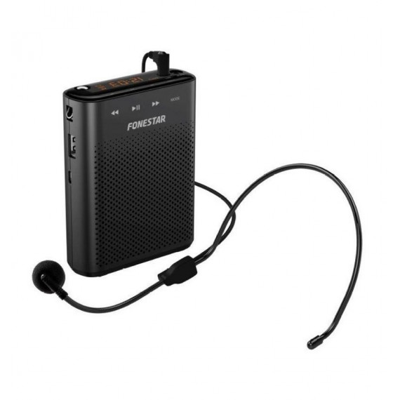 Altavoz Amplificador de Cintura FONESTAR ALTA-VOZ-30, 30W, Negro