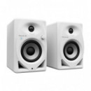 Altavoces PIONEER DM-40D-BT-W de 4", Inalámbricos y Alámbricos, Blancos