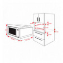 Microondas CORBERÓ CMICP100 Integrable con Grill Inox