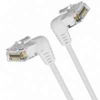 Cable de Red VENTION Ibowd CAT.6A Utp RJ45 50CM Cabezal Rotatorio 360° Blanco