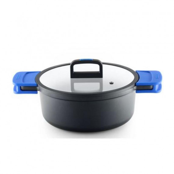 Cacerola Alta MONIX Solid Pro 24 Cm con Asas Desmontables