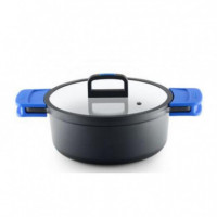Cacerola Alta MONIX Solid Pro 24 Cm con Asas Desmontables