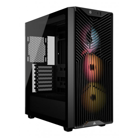Caja Gaming CORSAIR 3200D Argb Cristal Templado ATX Negra (CC-9011344-WW)