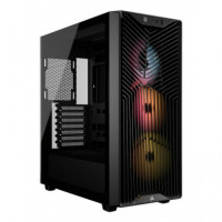 Caja Gaming CORSAIR 3200D Argb Cristal Templado ATX Negra (CC-9011344-WW)