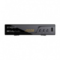 Receptor Tdt STRONG DVB-T2 4K Uhd USB HDMI Negro (SRT8250)