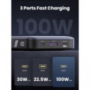 Powerbank UGREEN Nexode 100W 20000 Mah Pd 3.0 Usb-a/usb-c Gris (25188)