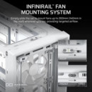 Caja CORSAIR Frame 4000X Rs Argb Cristal Templado ATX Blanca (CC-9011303-WW)