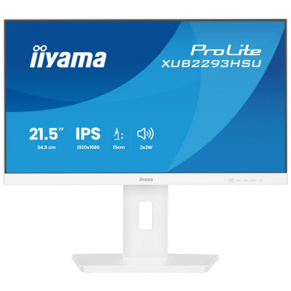 Monitor IIYAMA Prolite 22" 100HZ IPS Fhd Blanco (XUB2293HSU-W7)