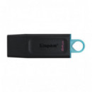 Pendrive KINGSTON Datatraveler Exodia 64GB, USB 3.2, Negro