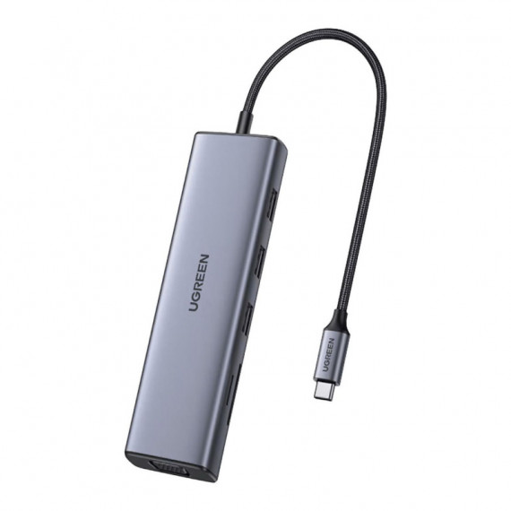 Hub UGREEN Revodok Usb-c 6-EN-1 4K HDMI Gris (UG15600)