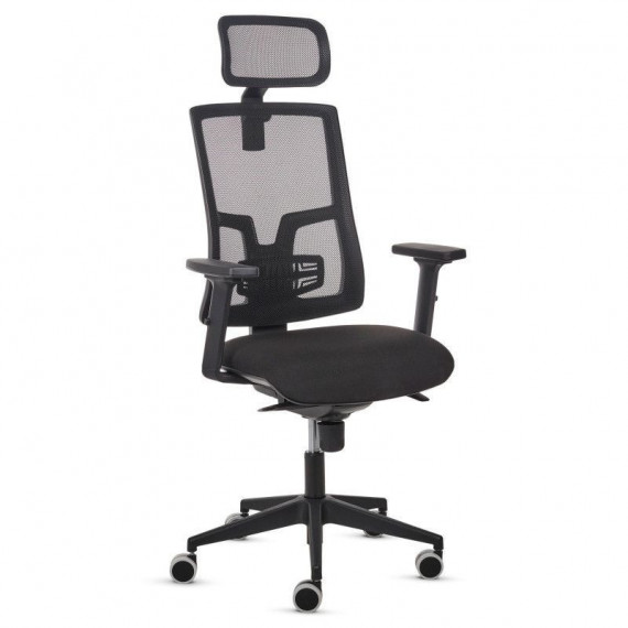 Silla FELLOWES Ergonómica Eleganza Plus Negra (100146199)